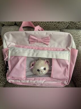 New Kawaii Bear Convertible Backpack / Bag NWTs